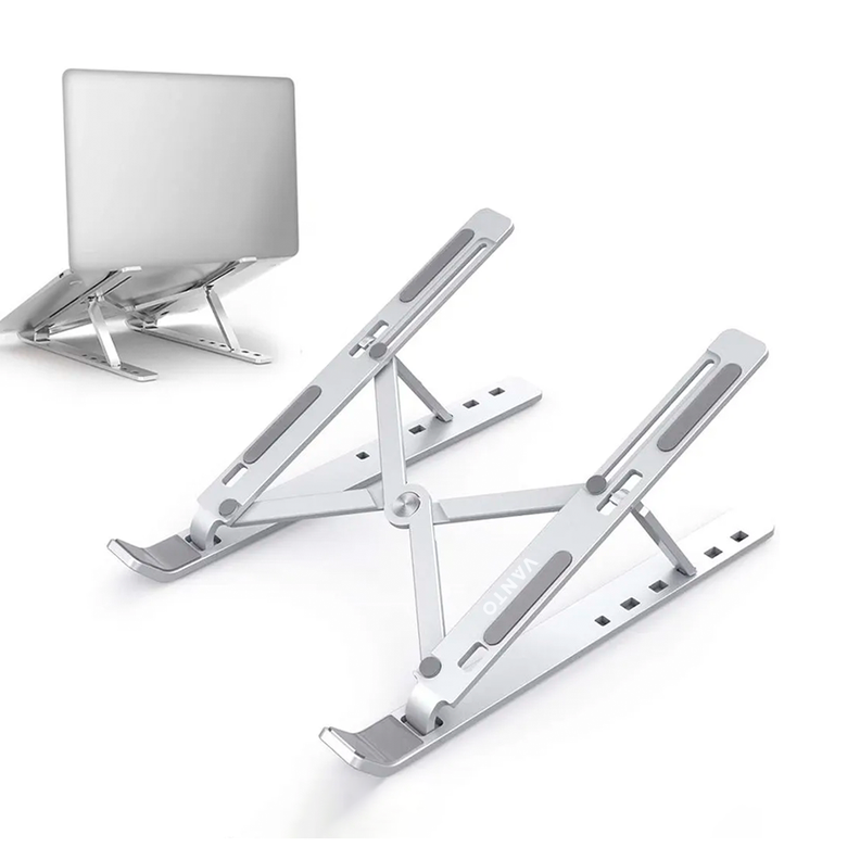 Soporte Base Alzador Acero De Macbook Air Notebook Vanto X10-0