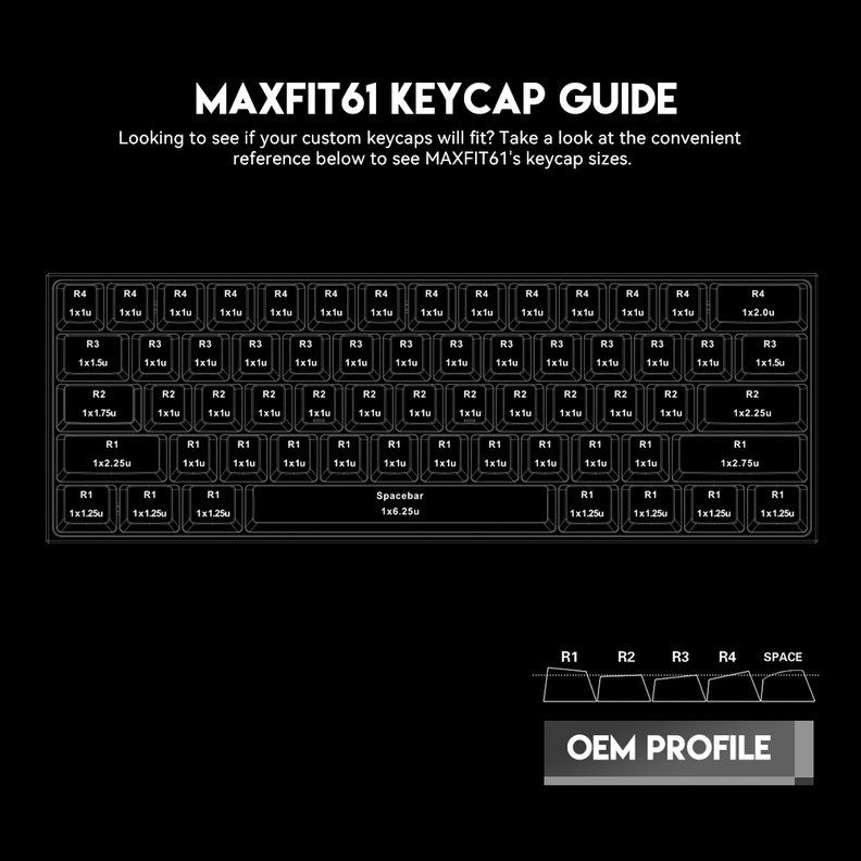 Teclado Mecánico al 60% Fantech MAXFIT61 MK857 Black Edition-4