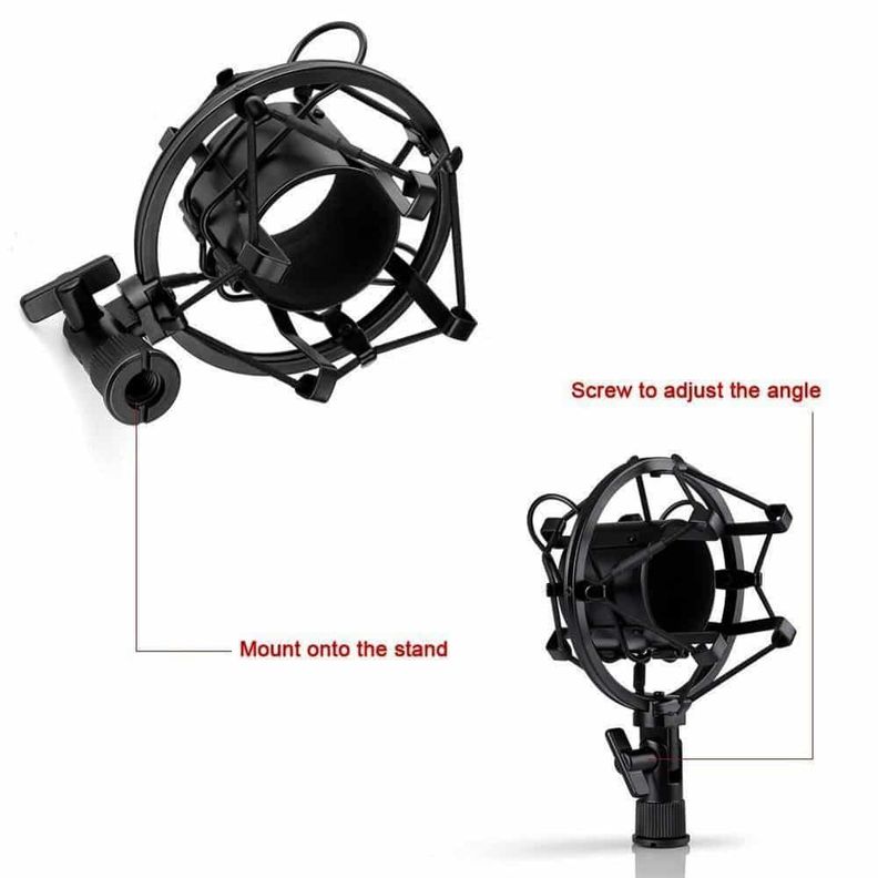 Soporte araña de Micrófono MAONO AU-SM60, anti-choques-3