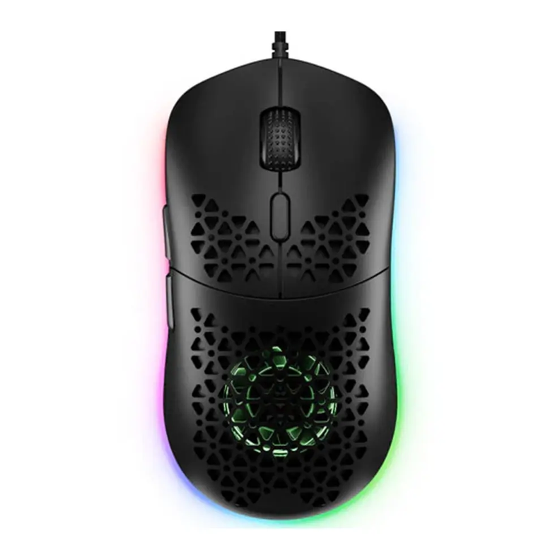 Mouse Gamer Onikuma Cw911 Óptico, Rgb, Ventilación, Negro-1