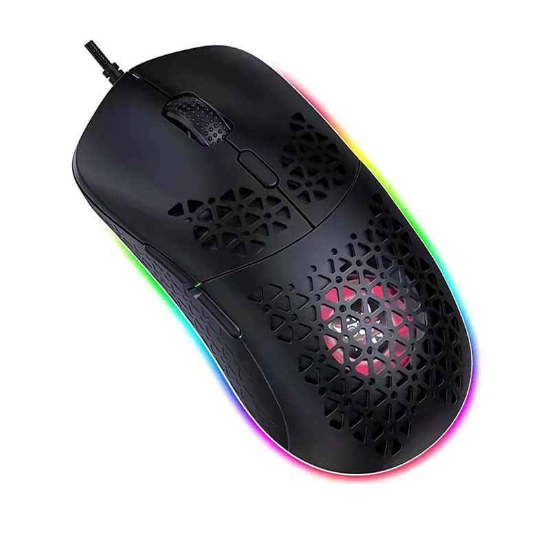 Mouse Gamer Onikuma Cw911 Óptico, Rgb, Ventilación, Negro-2
