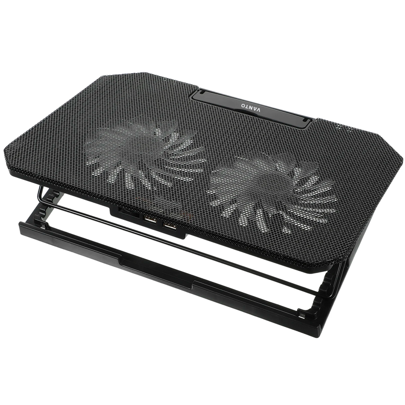 Cooler Ajustable Ventilador Potente Enfriador Notebook 2 USB-1