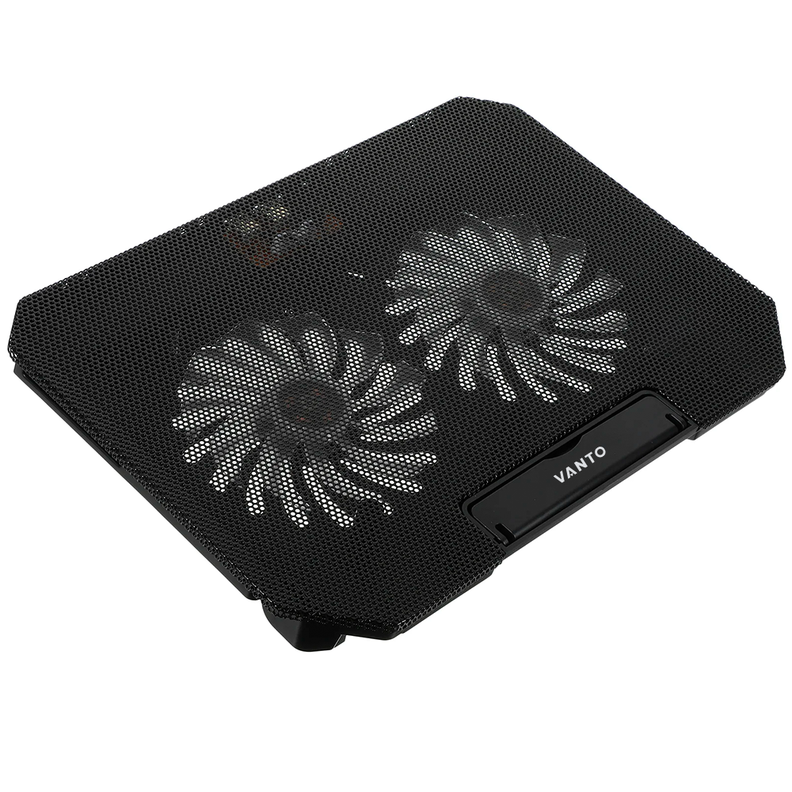 Cooler Ajustable Ventilador Potente Enfriador Notebook 2 USB-2