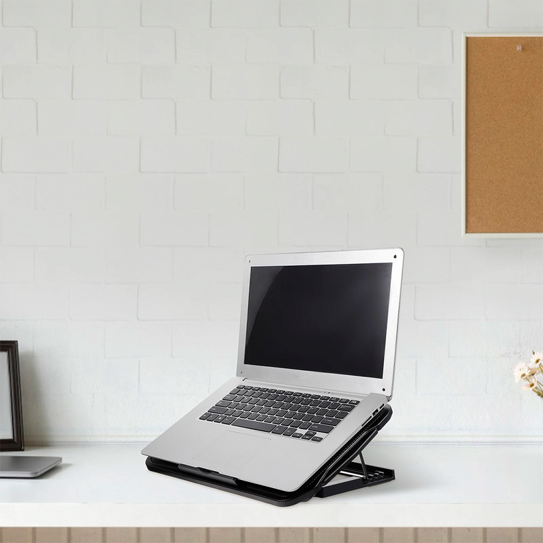 Cooler Ajustable Ventilador Potente Enfriador Notebook 2 USB-6