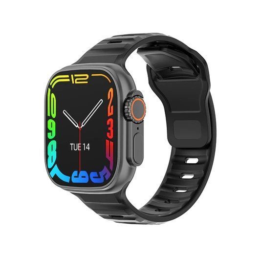 RELOJ SMARTWATCH DT8 ULTRA ORIGINAL NEGRO + CORREA EXTRA-1