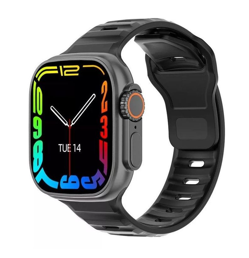 RELOJ SMARTWATCH DT8 ULTRA ORIGINAL NEGRO + CORREA EXTRA-0