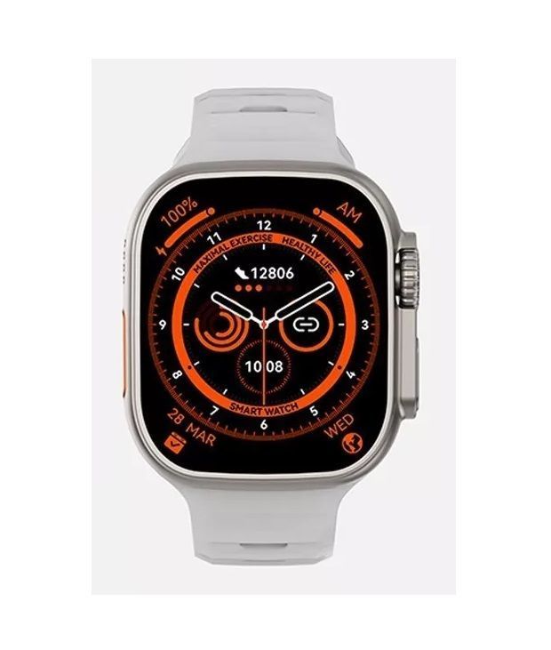 Reloj Smartwatch DT8 Ultra Original Gris + Correa Extra-1