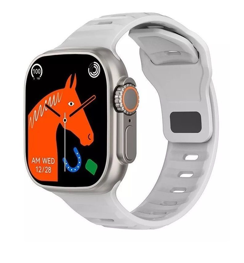 Reloj Smartwatch DT8 Ultra Original Gris + Correa Extra-0