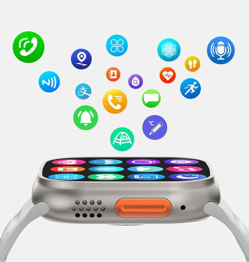 Reloj Smartwatch DT8 Ultra Original Gris + Correa Extra-3