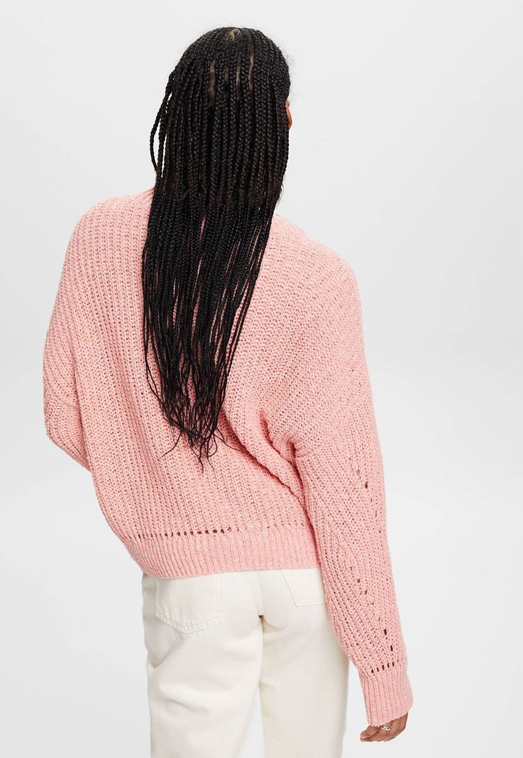 Sweater Con Diseño Trenzado Mujer Esprit-1