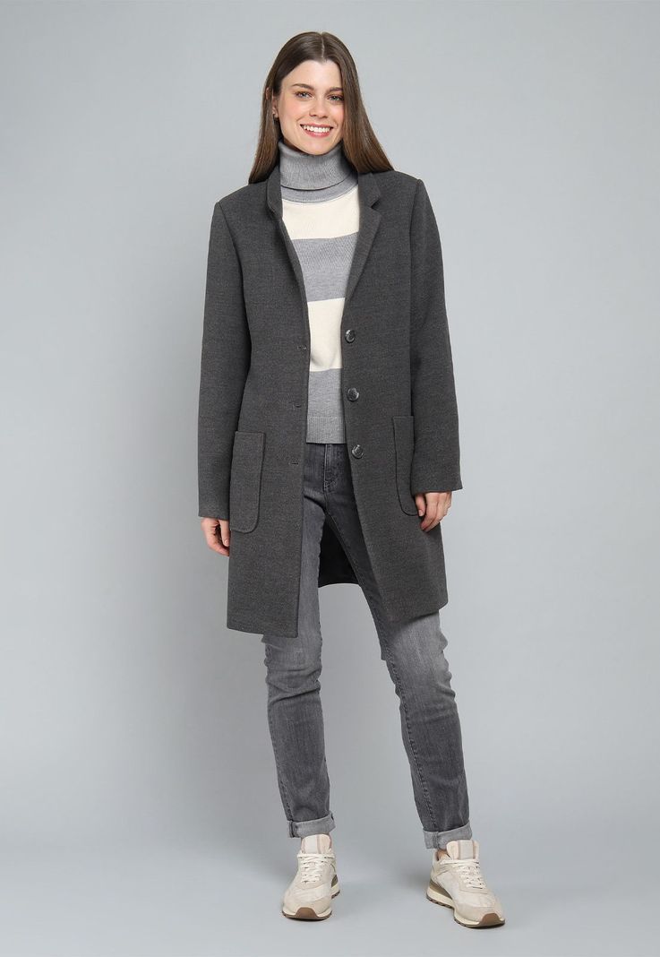Sweater Rayado Cuello Subido Mujer Esprit M000020-5