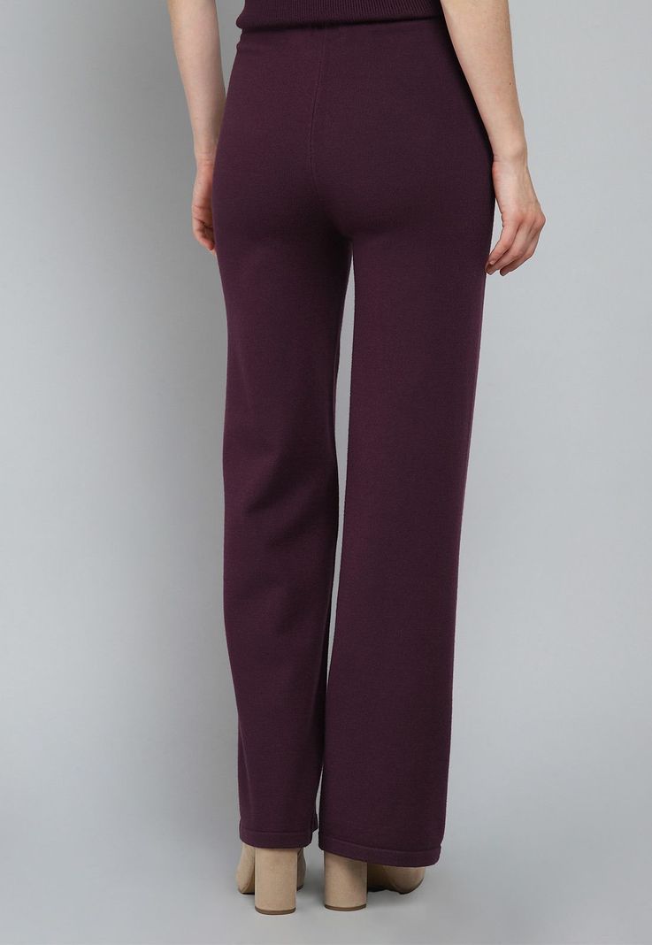 Pantalón Tejido Pierna Ancha Mujer Esprit P025147-1