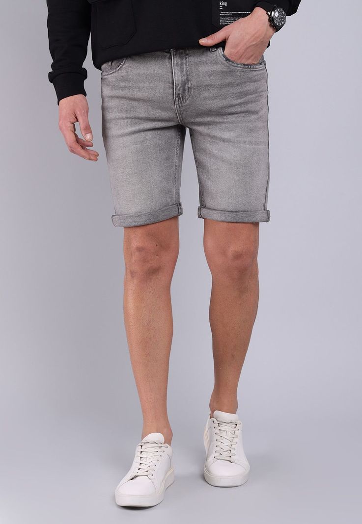 Bermuda Denim Slim Fit Soviet BVSHC90GR-0