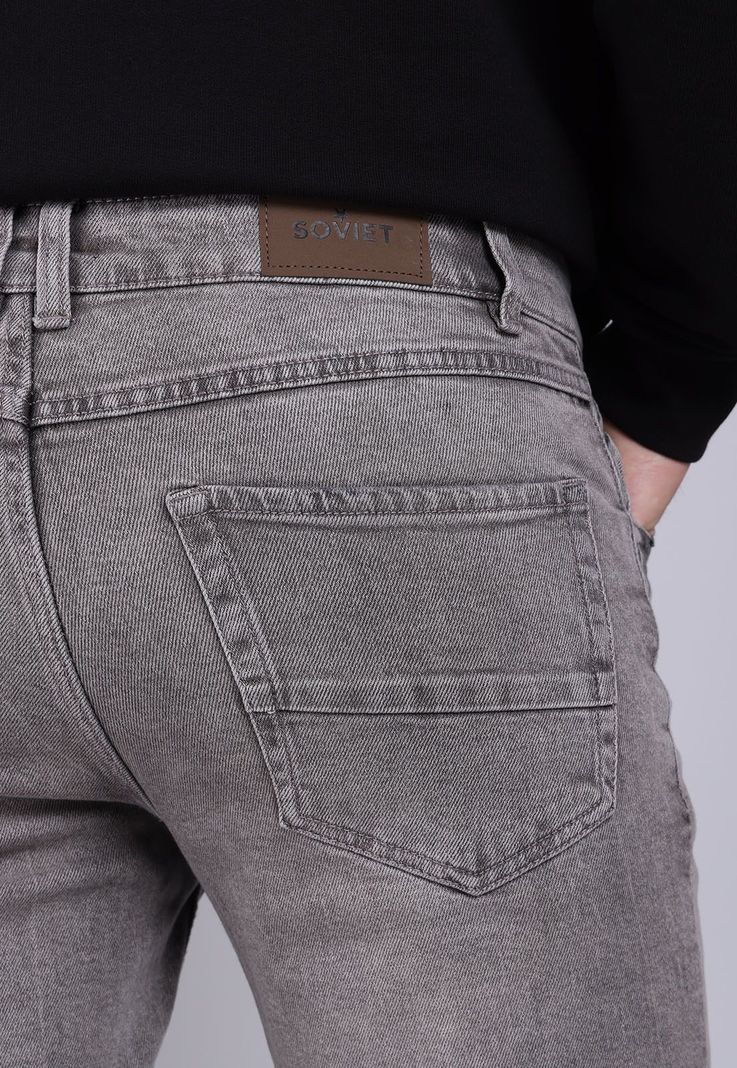 Bermuda Denim Slim Fit Soviet BVSHC90GR-4