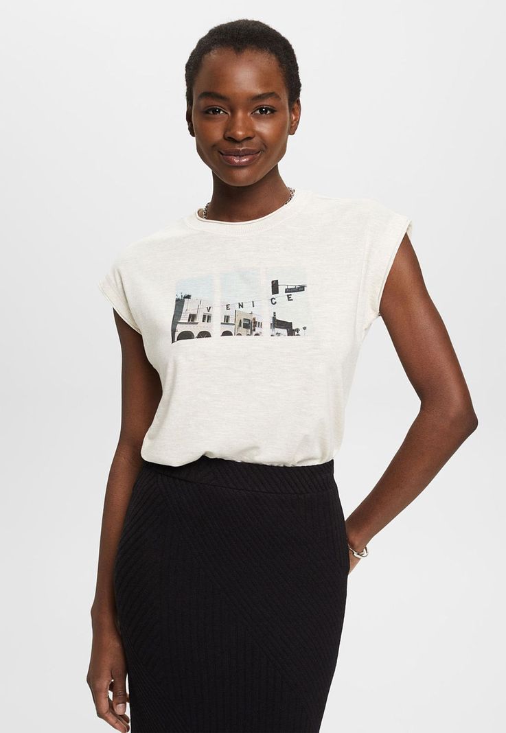Polera Venice Cuello Redondo Mujer Esprit-0
