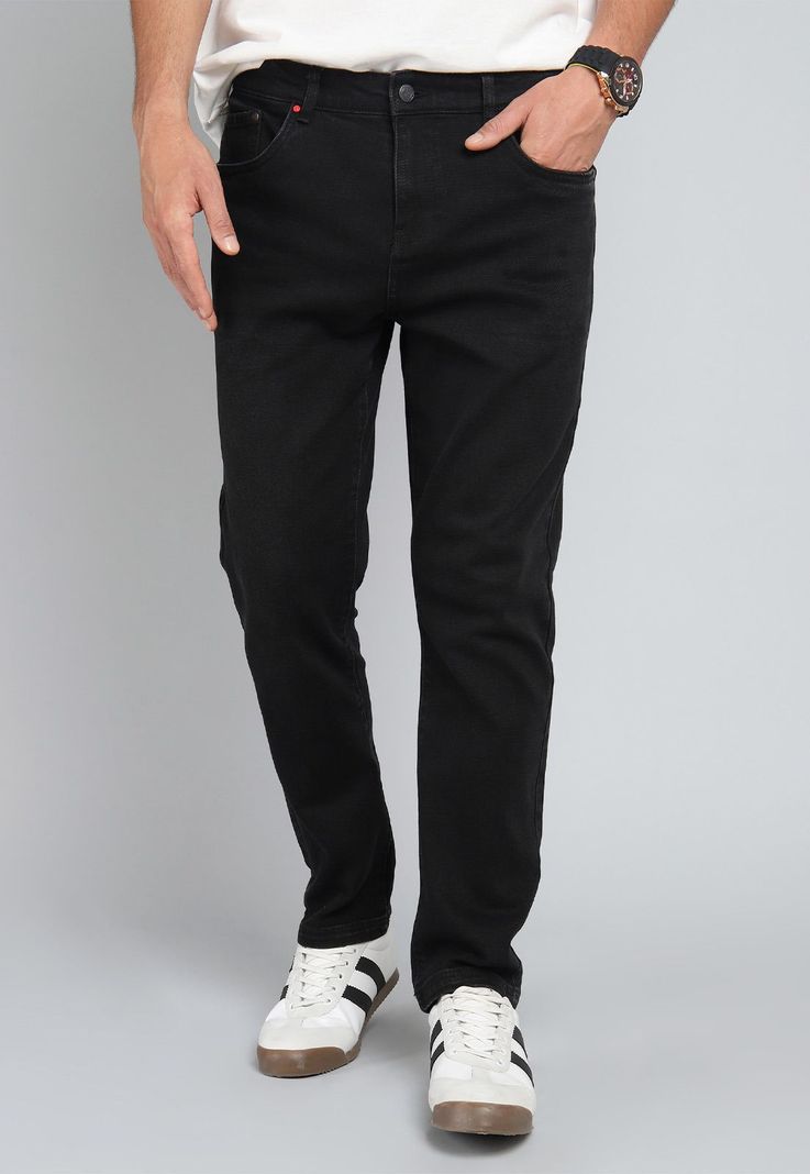 Jeans Straight Spandex Soviet BISHB02NE-0