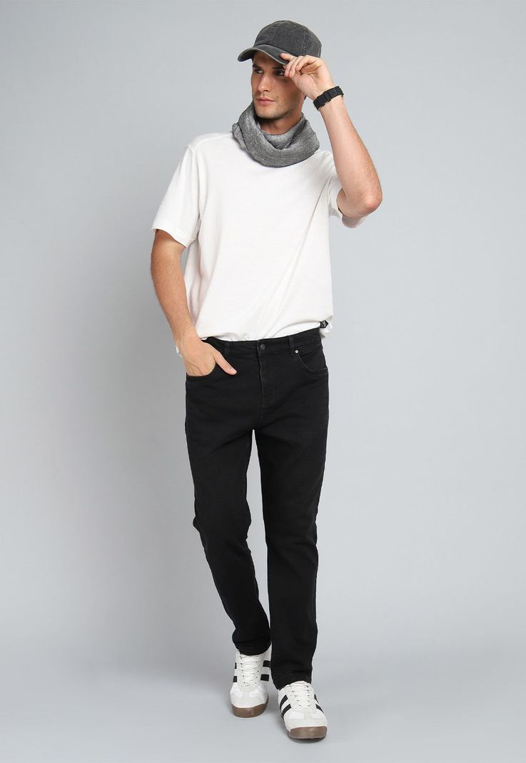 Jeans Straight Spandex Soviet BISHB02NE-3