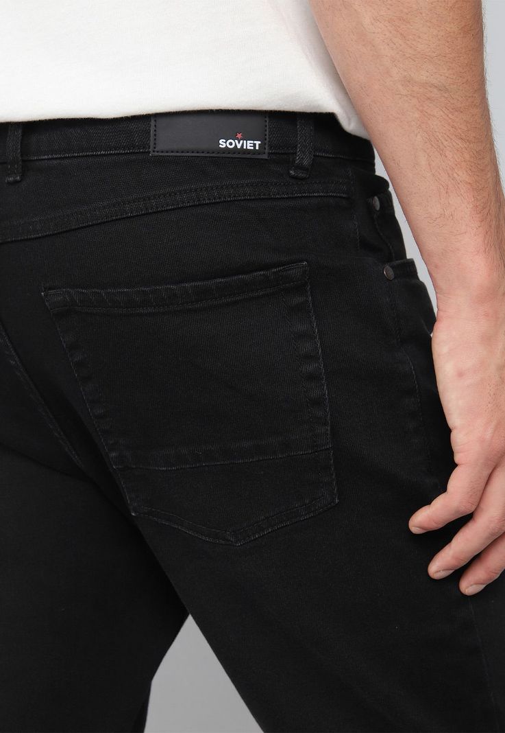 Jeans Straight Spandex Soviet BISHB02NE-4