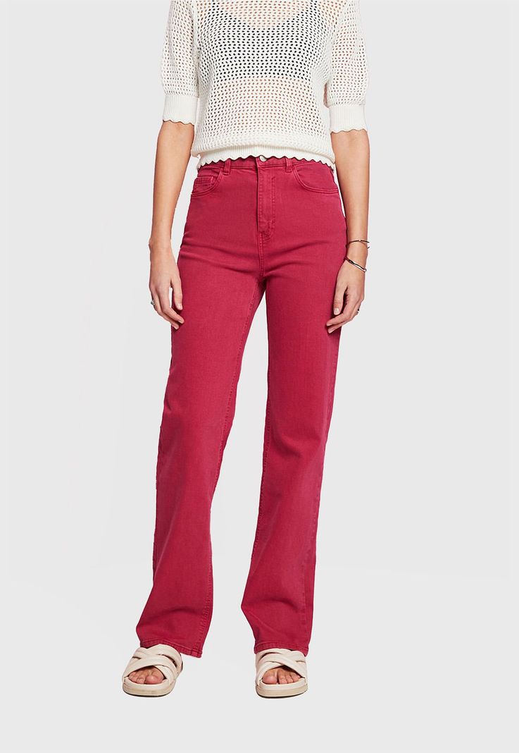Pantalón Oversize De Tiro Alto Mujer Esprit 033CC1B303-0