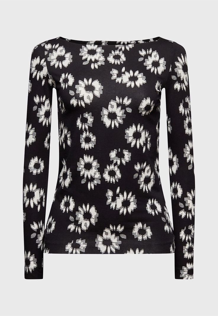 Polera Estampada Manga Larga  Mujer Esprit 014EE1K329-4