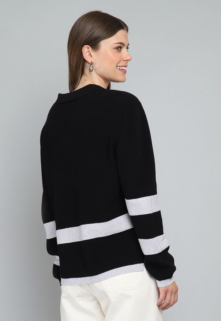 Sweater Cuello Camisero Mujer Esprit 084EE1I334-1