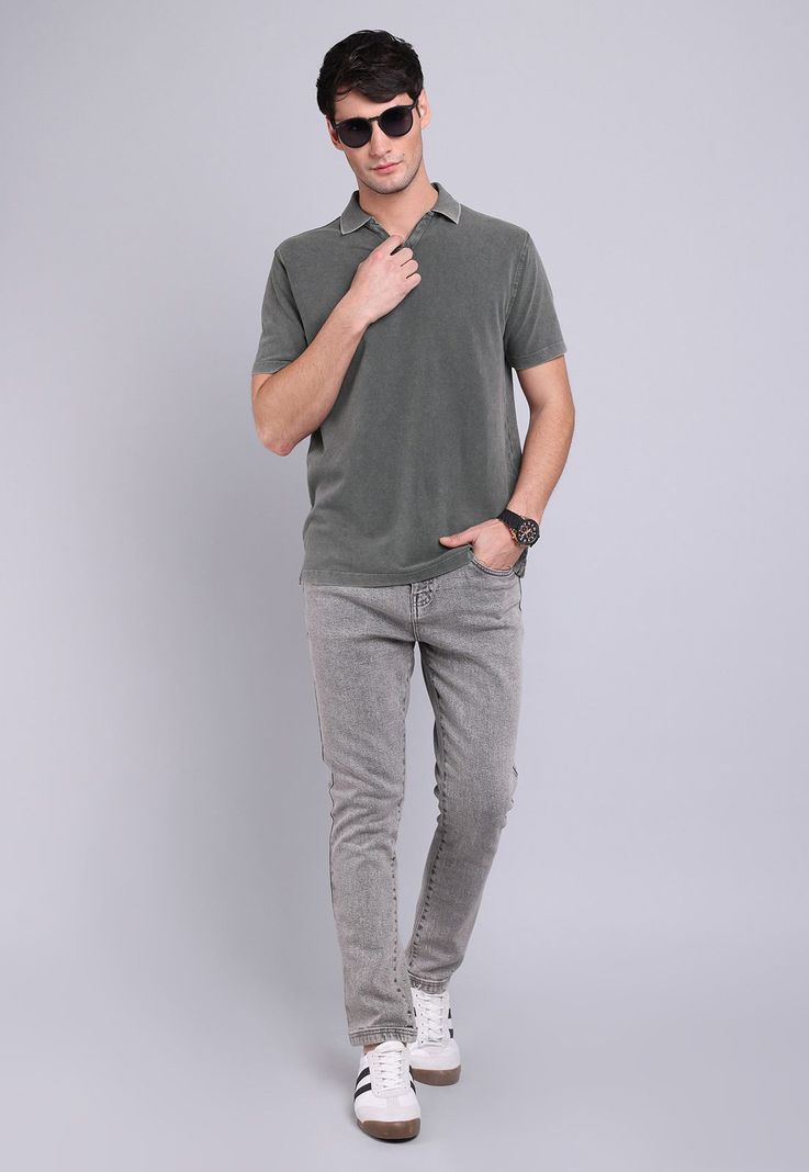 Polera Pique Stone Wash Soviet BVSHK13GR-3