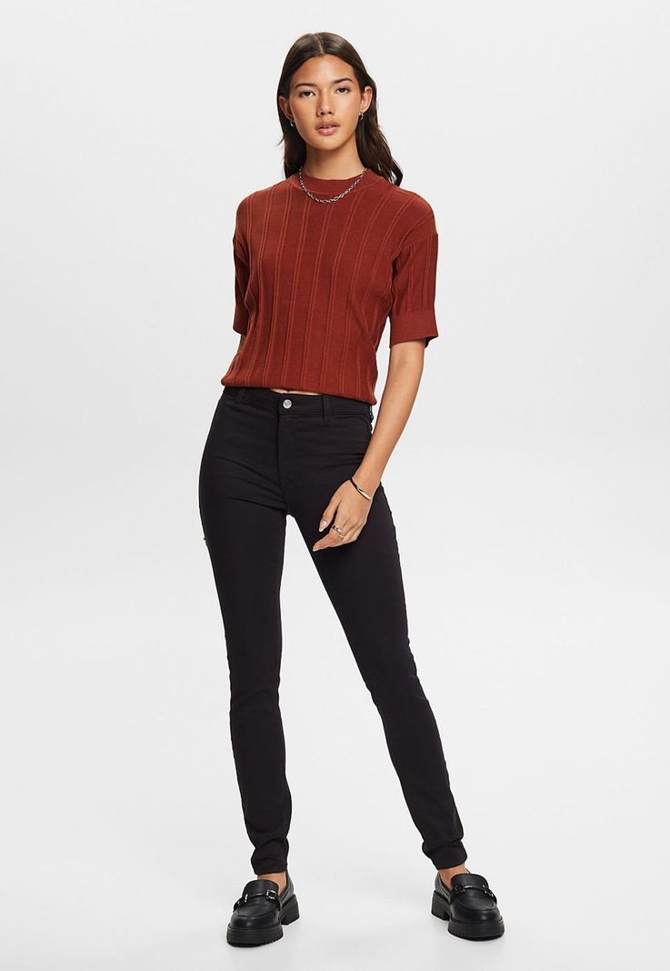 Jeans Skinny De Tiro Medio Mujer Esprit 073CC1B301-2