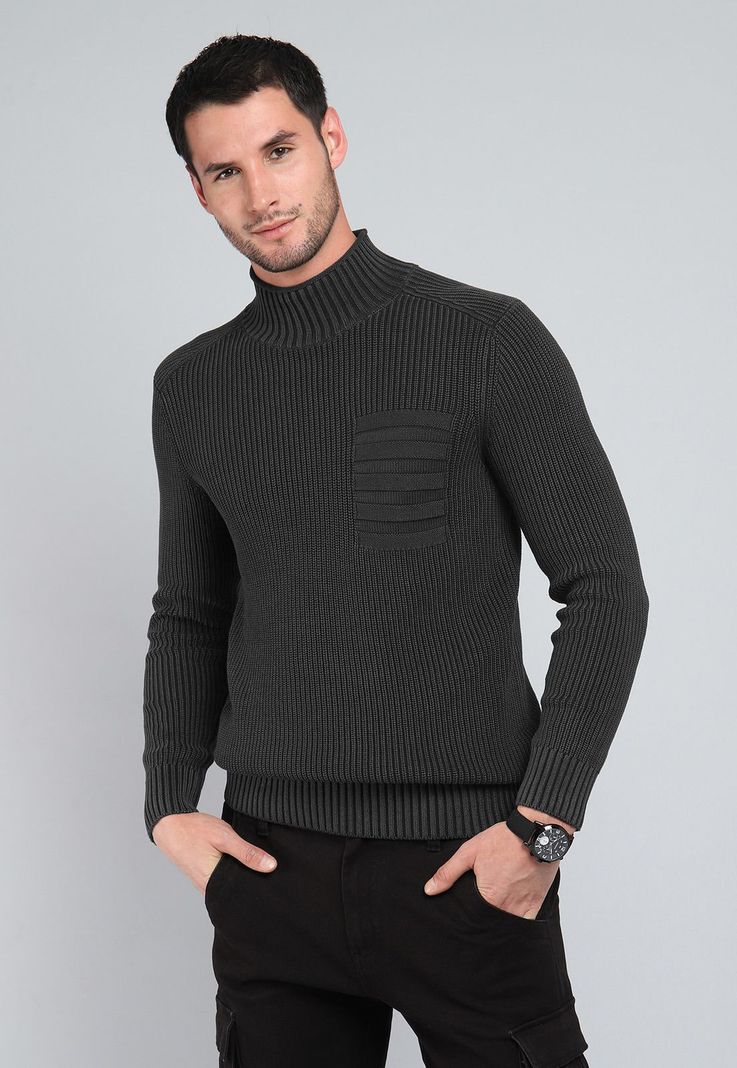 Sweater Texturado Stone Wash Soviet BISHI15NE-0