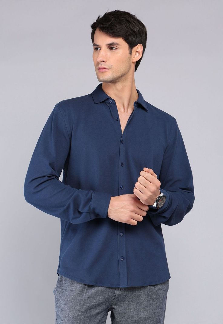 Camisa Piqué Lisa Spandex Arrow CM32057AZ