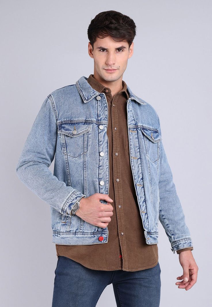 Chaqueta Denim con Sherpa Hombre Soviet-0