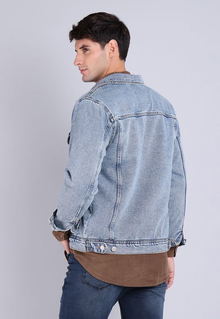 Chaqueta Denim con Sherpa Hombre Soviet-1