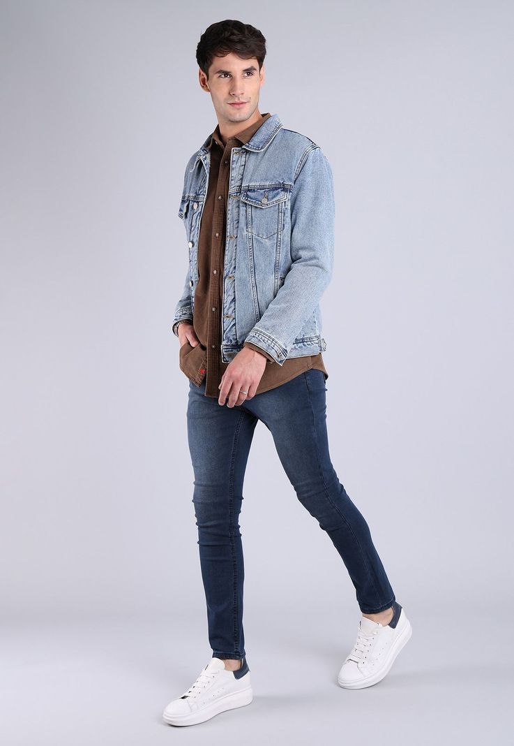 Chaqueta Denim con Sherpa Hombre Soviet-3