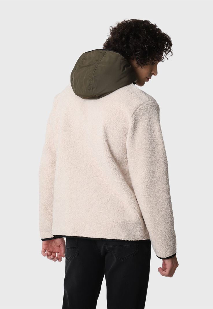 Poleron Con Gorro Full Zipper Guy Laroche-1