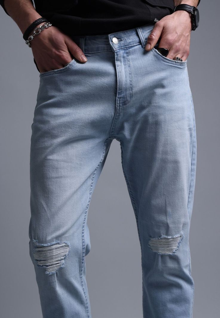 Jeans Slim Cropped Hombre Soviet-1