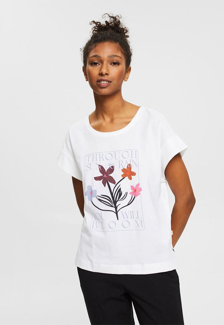 Polera Con Estampado Esprit
