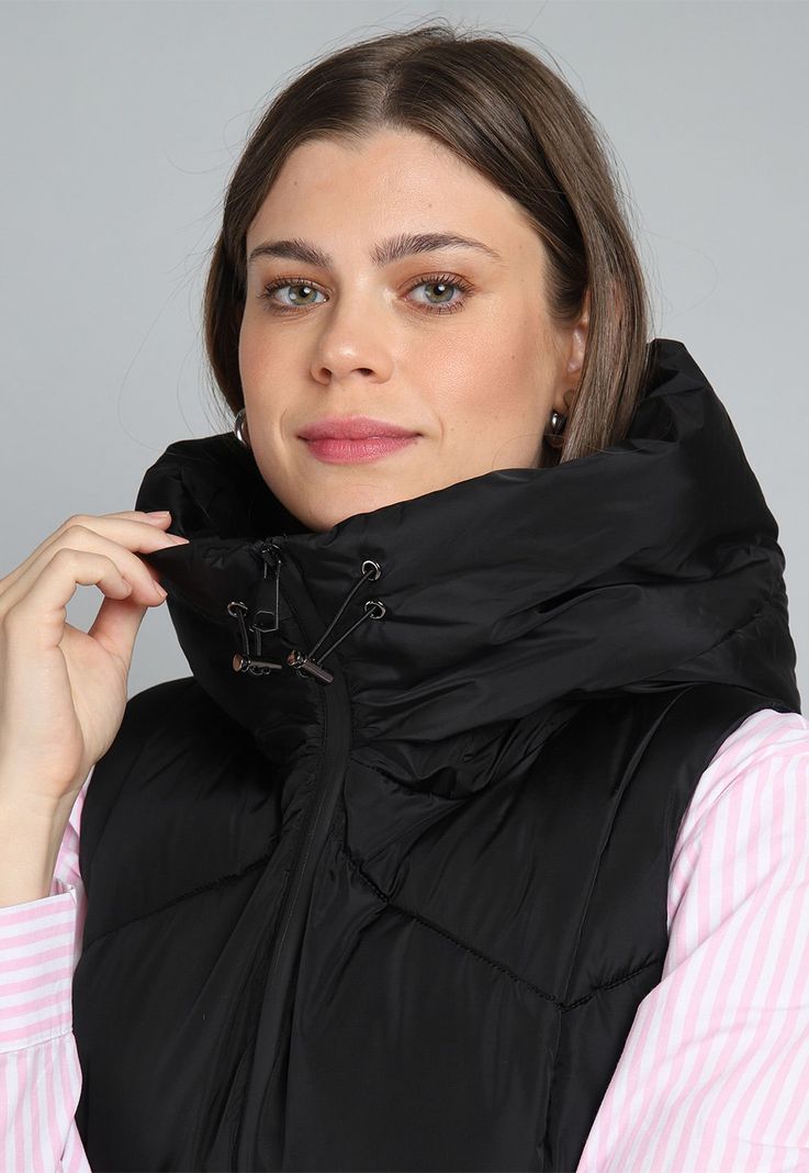 Parka Larga sin Mangas con Capucha Mujer Esprit G000124-2