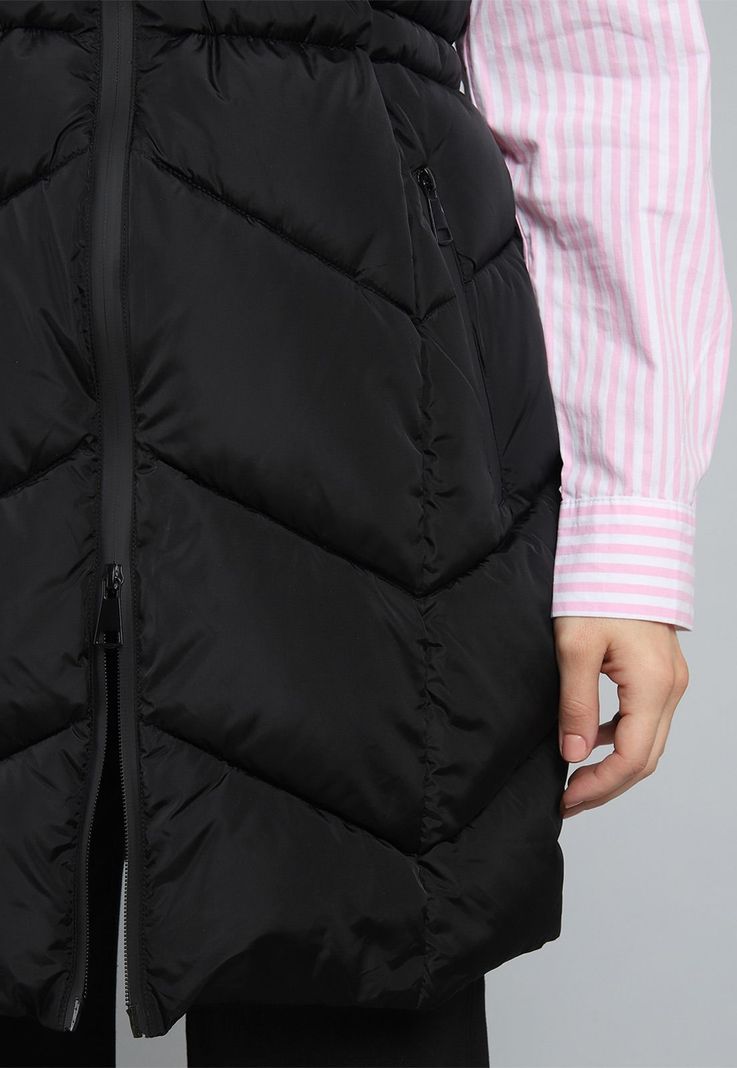 Parka Larga sin Mangas con Capucha Mujer Esprit G000124-4