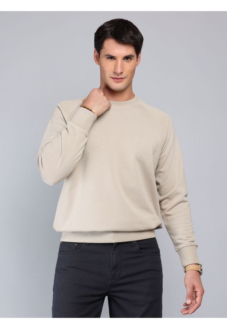Poleron Cuello Redondo Regular Fit Beige Piero Butti PBCIJ92BE S