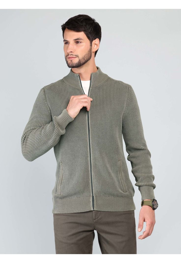 Sweater Stone Wash Regular Fit Verde Arrow SW33077VE