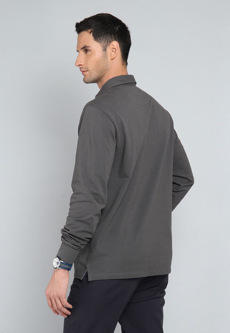 Polera Pique Manga Larga Guy Laroche GLBIK48GR-1