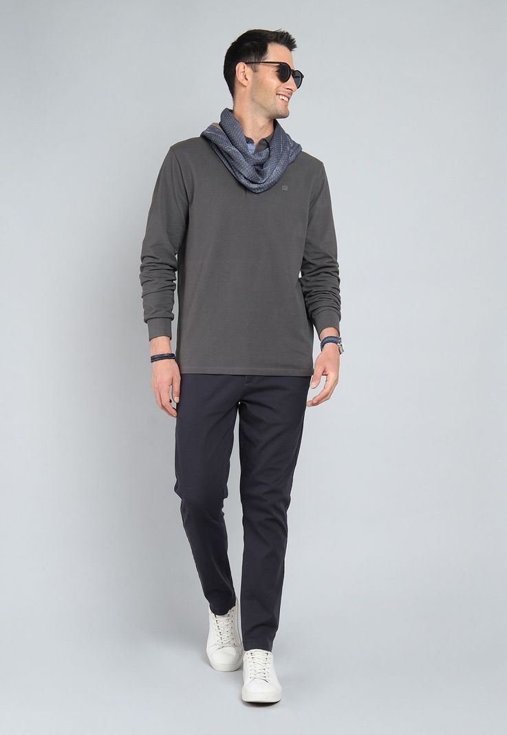 Polera Pique Manga Larga Guy Laroche GLBIK48GR-3