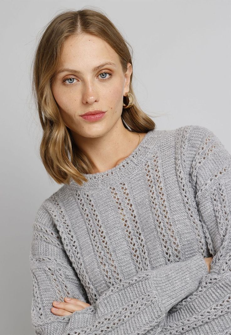 Sweater de Lana MultiPunto Mujer Esprit 094EE1I320-2