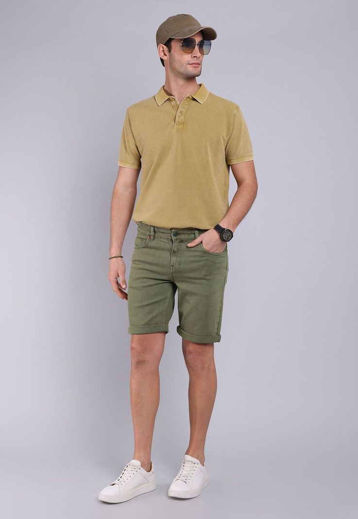 Bermuda Denim Slim Fit Soviet BVSHC90OL-3