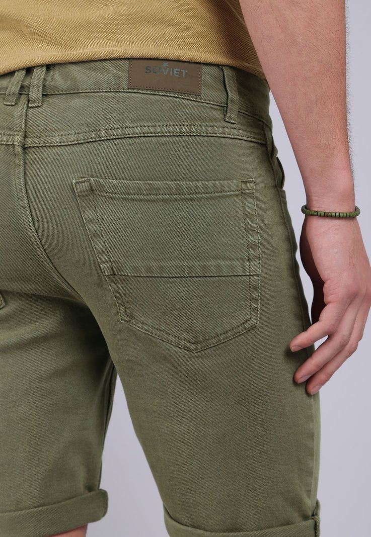 Bermuda Denim Slim Fit Soviet BVSHC90OL-4