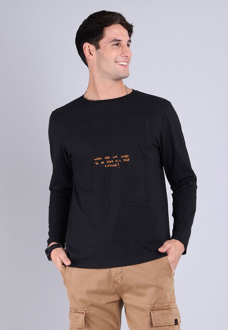 Polera Manga Larga Hombre Soviet SPOH701NE-0