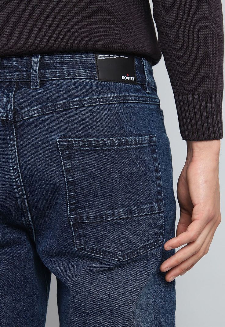 Jeans Straight Spandex Soviet BISHB02AZ-4
