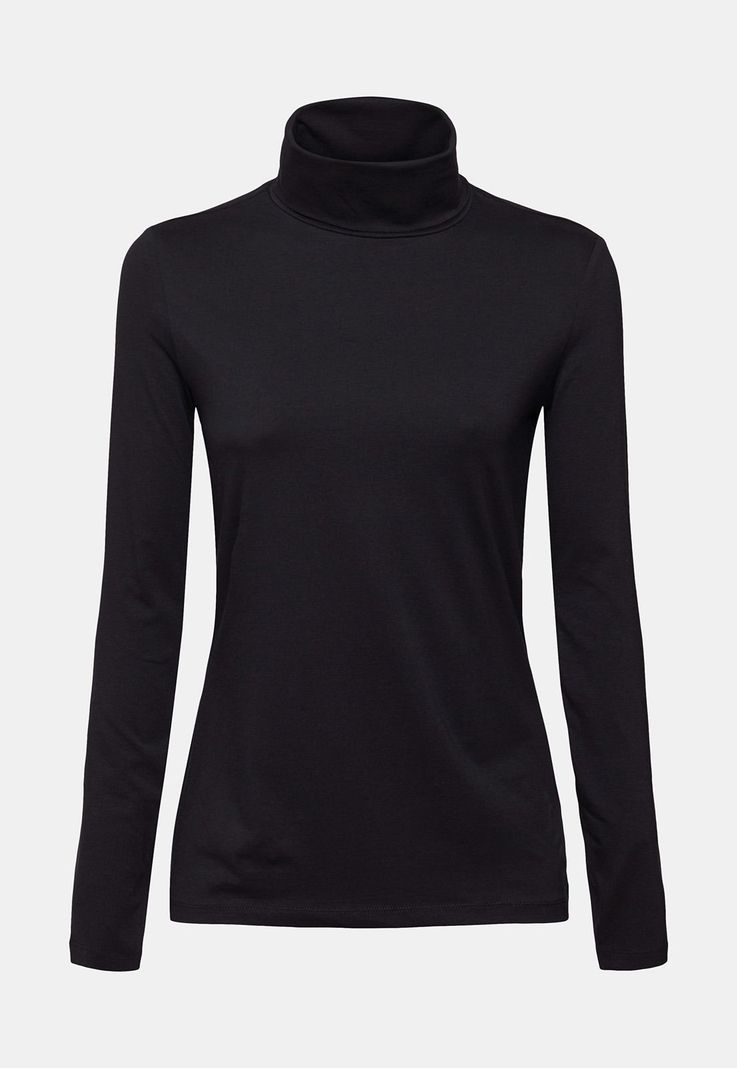 Polera Con Cuello Alto Mujer Esprit-3