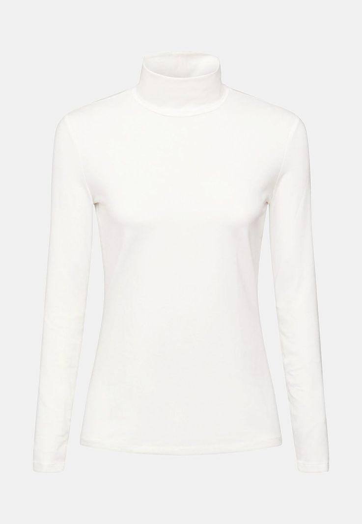 Polera Con Cuello Alto Mujer Esprit-7