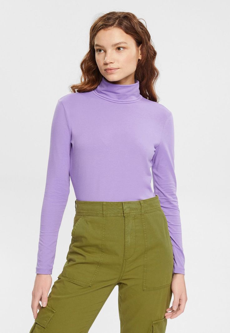 Polera Con Cuello Alto Mujer Esprit-8
