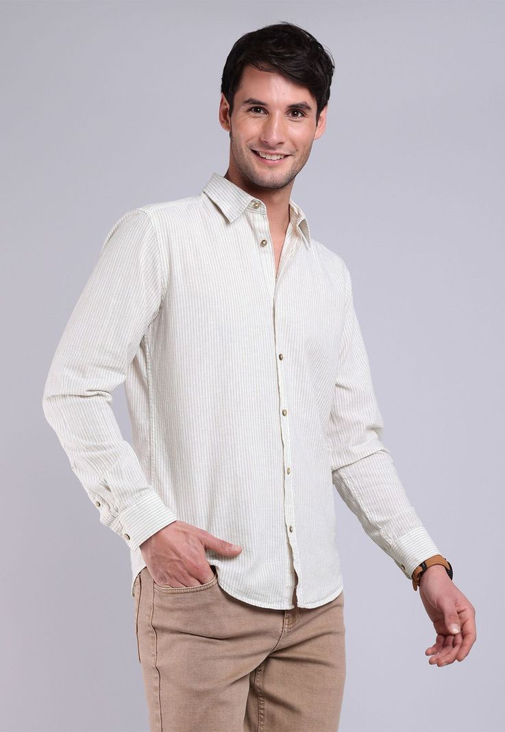 Camisa Lino Manga Larga Soviet BVSHF28TA-0